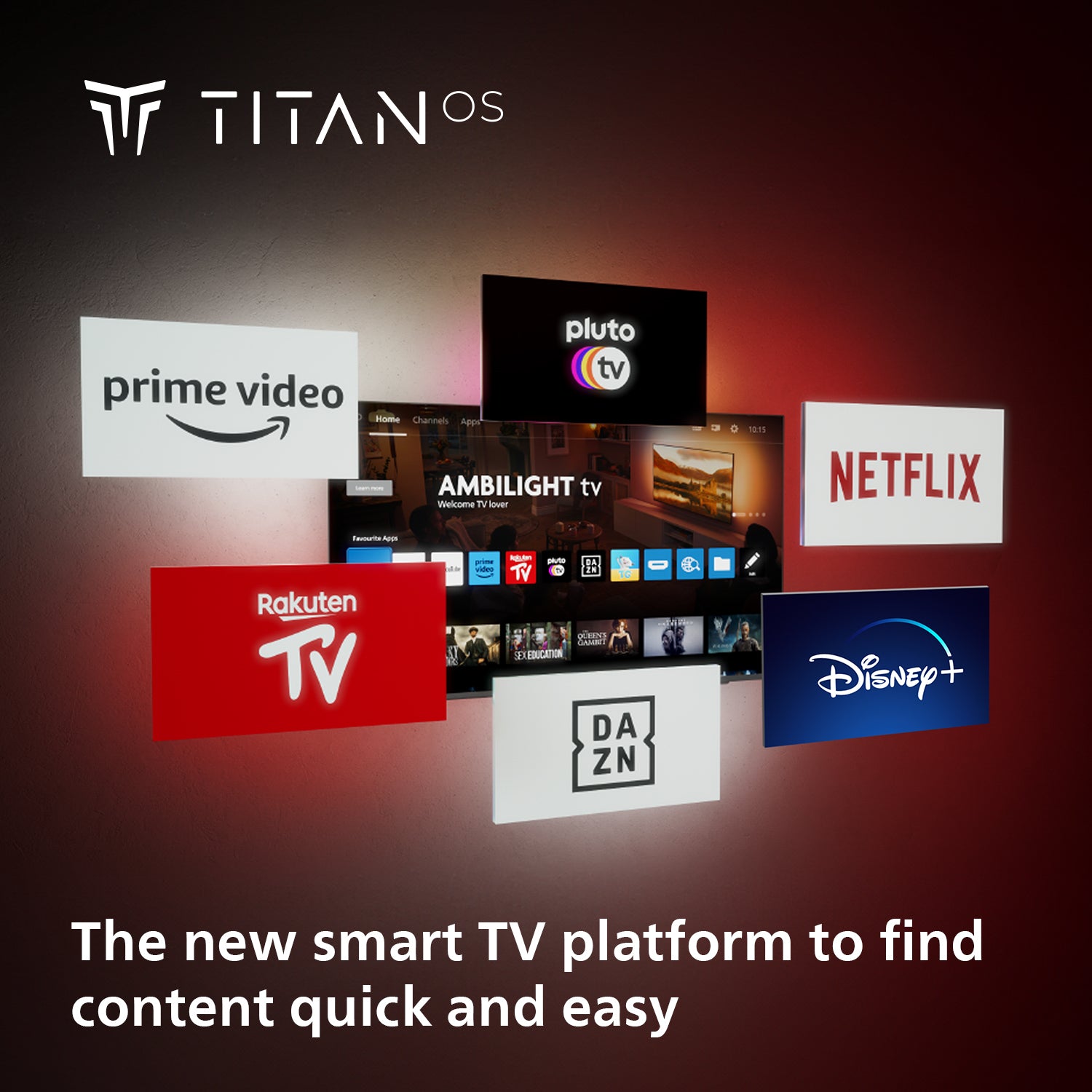 Philips 43PUS8949/12 tv 109,2 cm (43") 4K Ultra HD Smart TV Wifi Antraciet, Grijs