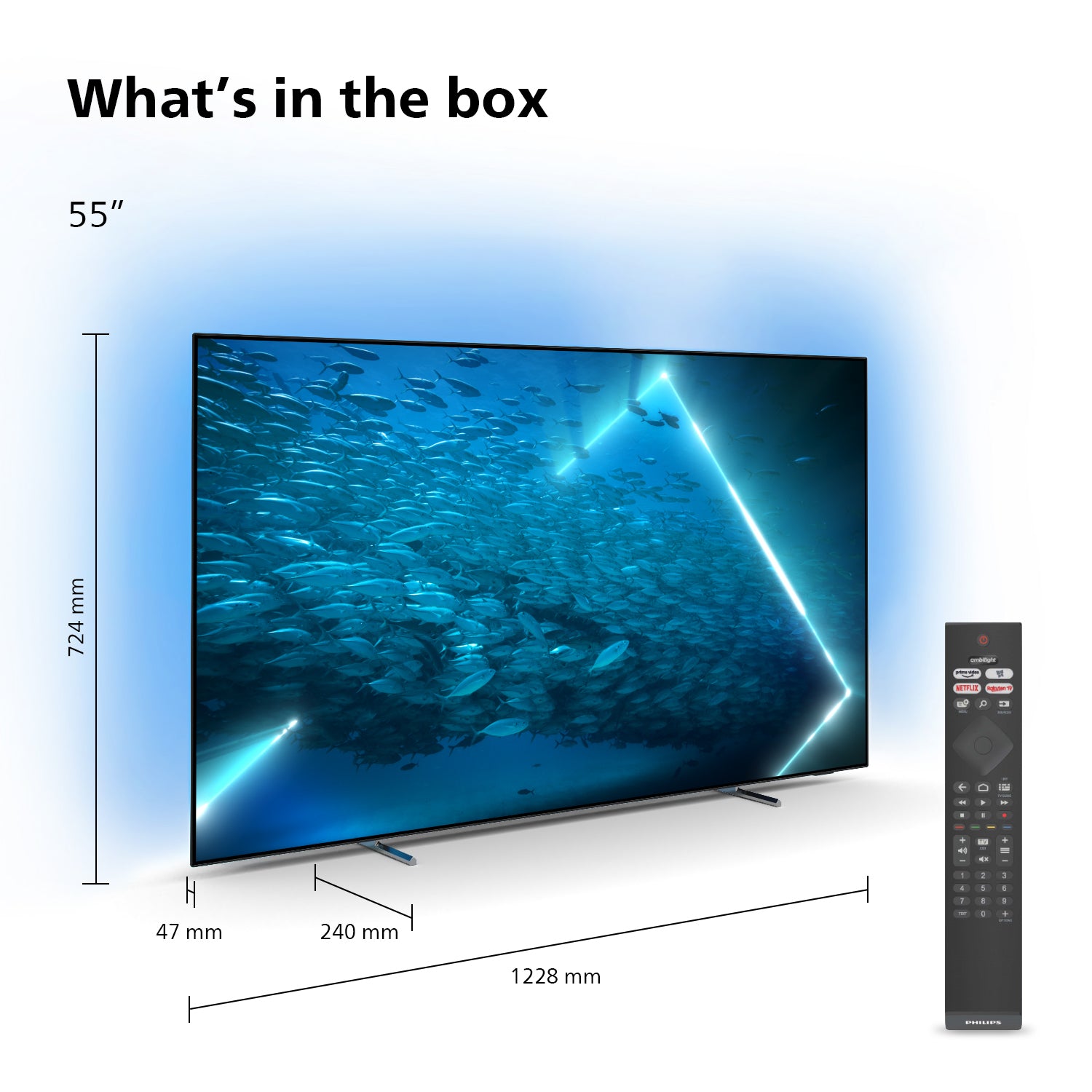 Philips OLED 55OLED707 4K UHD OLED Android TV