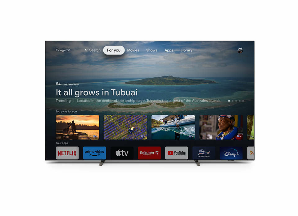 Philips 77OLED848/12 tv 195,6 cm (77") 4K Ultra HD Smart TV Wifi Zwart