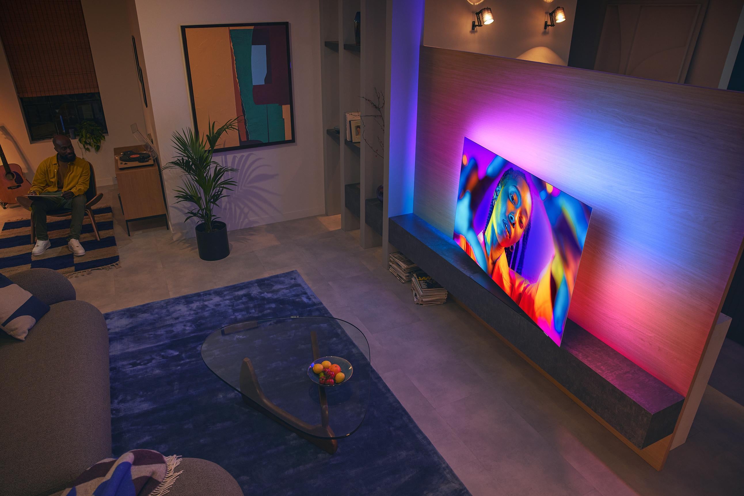 Philips 48OLED848/12 tv 121,9 cm (48") 4K Ultra HD Smart TV Wifi Zwart