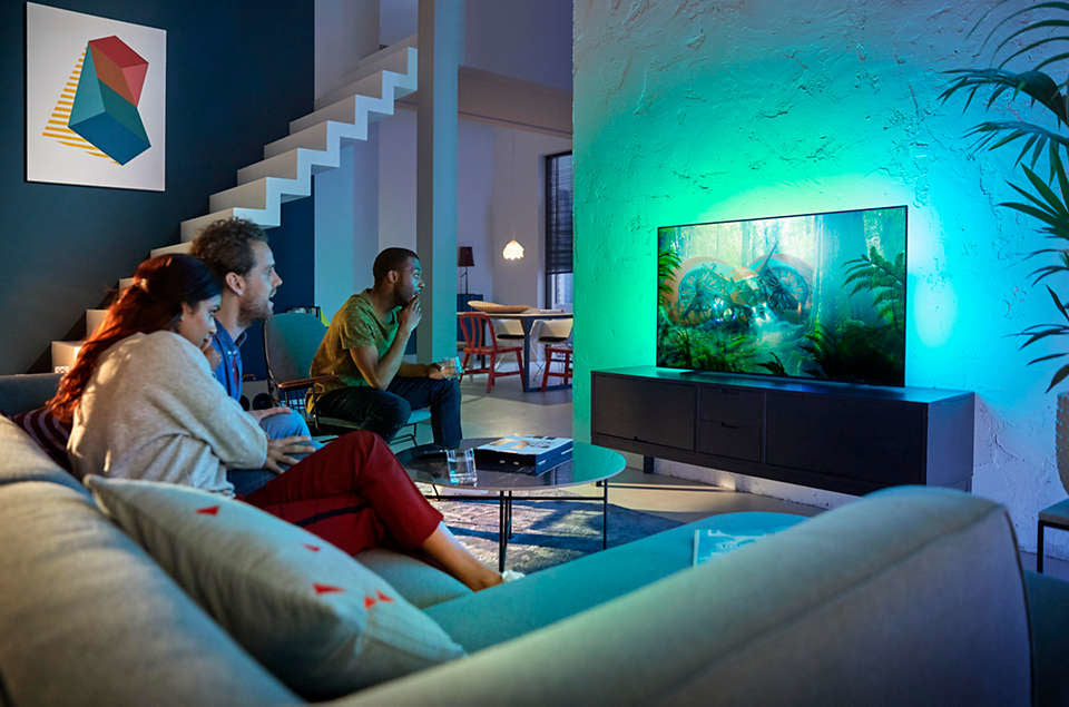 Philips 7000 series 55OLED754/12 tv 139,7 cm (55") 4K Ultra HD Smart TV Wifi Zwart