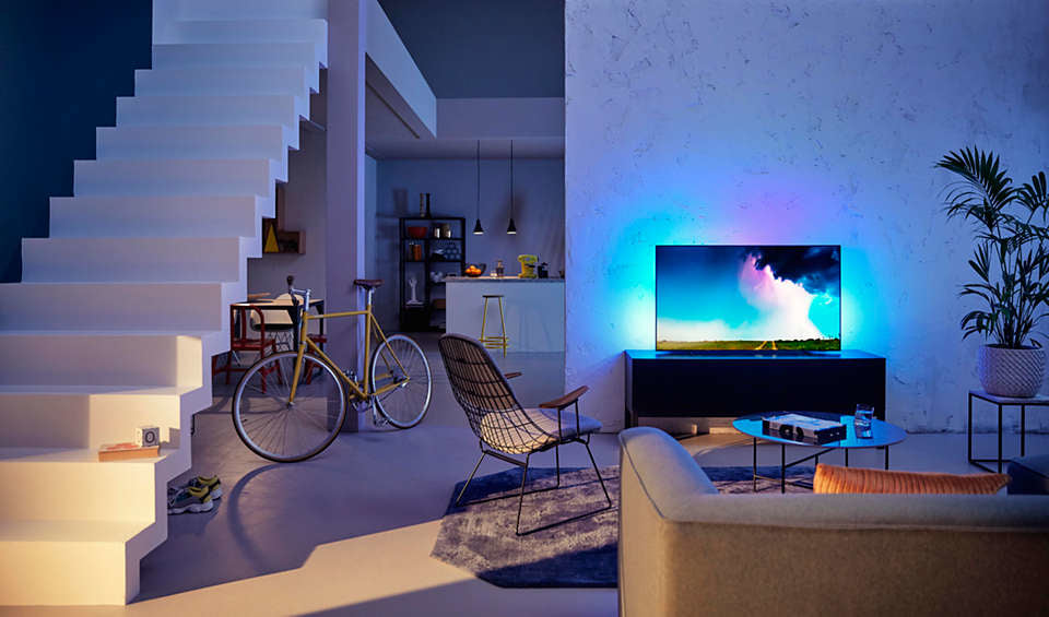 Philips 7000 series 55OLED754/12 tv 139,7 cm (55") 4K Ultra HD Smart TV Wifi Zwart