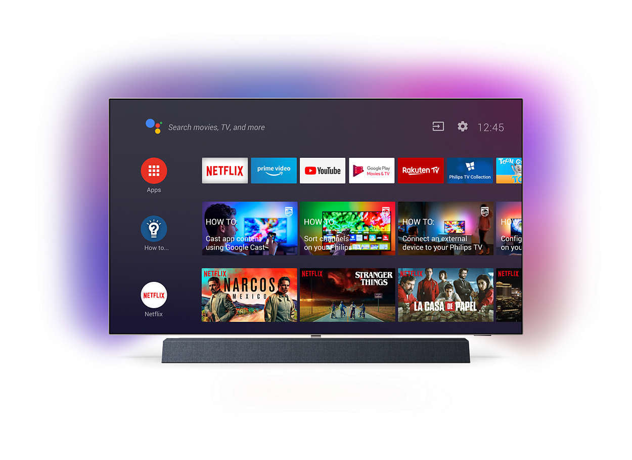 Philips 55OLED934/12 tv 139,7 cm (55") 4K Ultra HD Smart TV Wifi Zwart