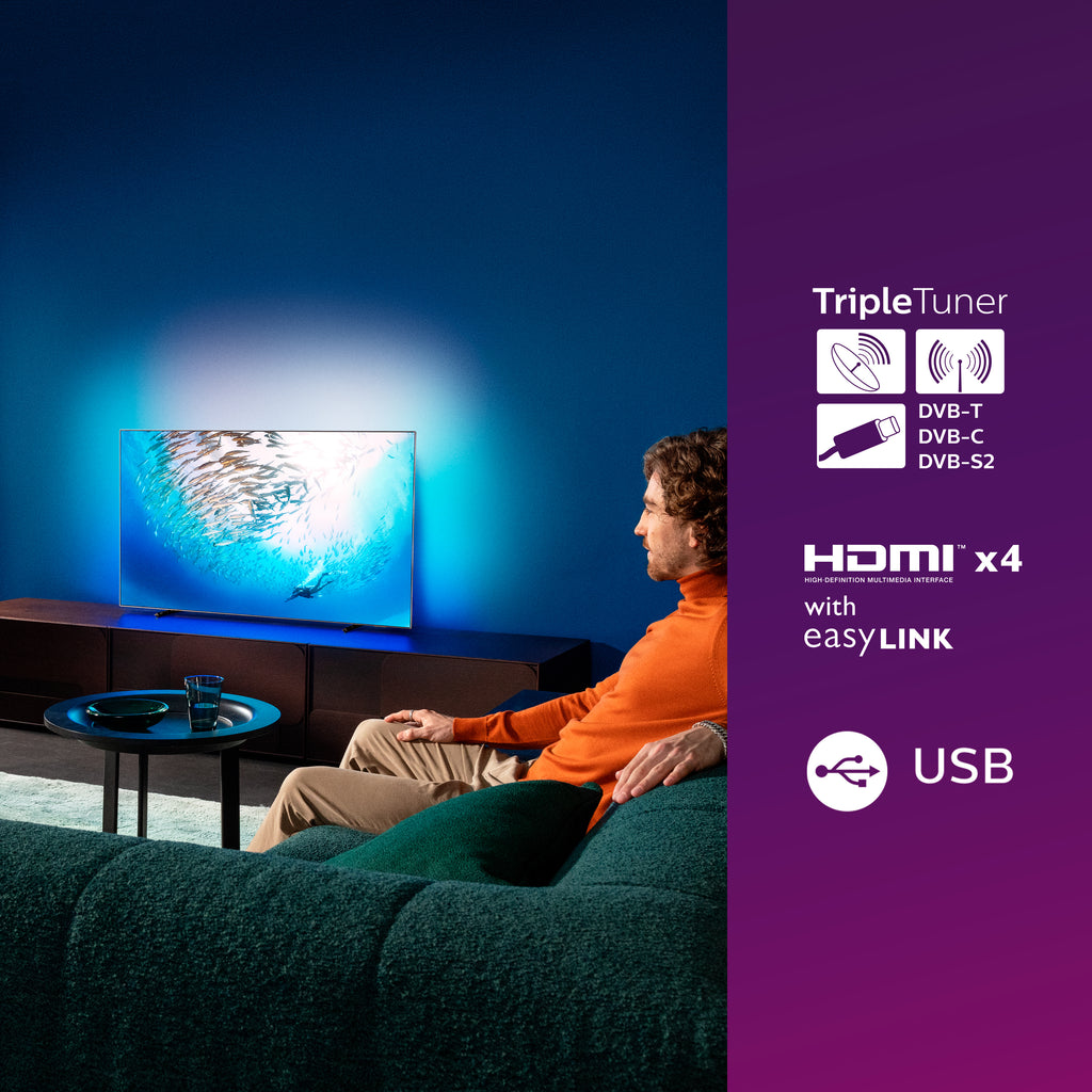 Philips 55OLED805/12 tv 139,7 cm (55") 4K Ultra HD Smart TV Wifi Grijs