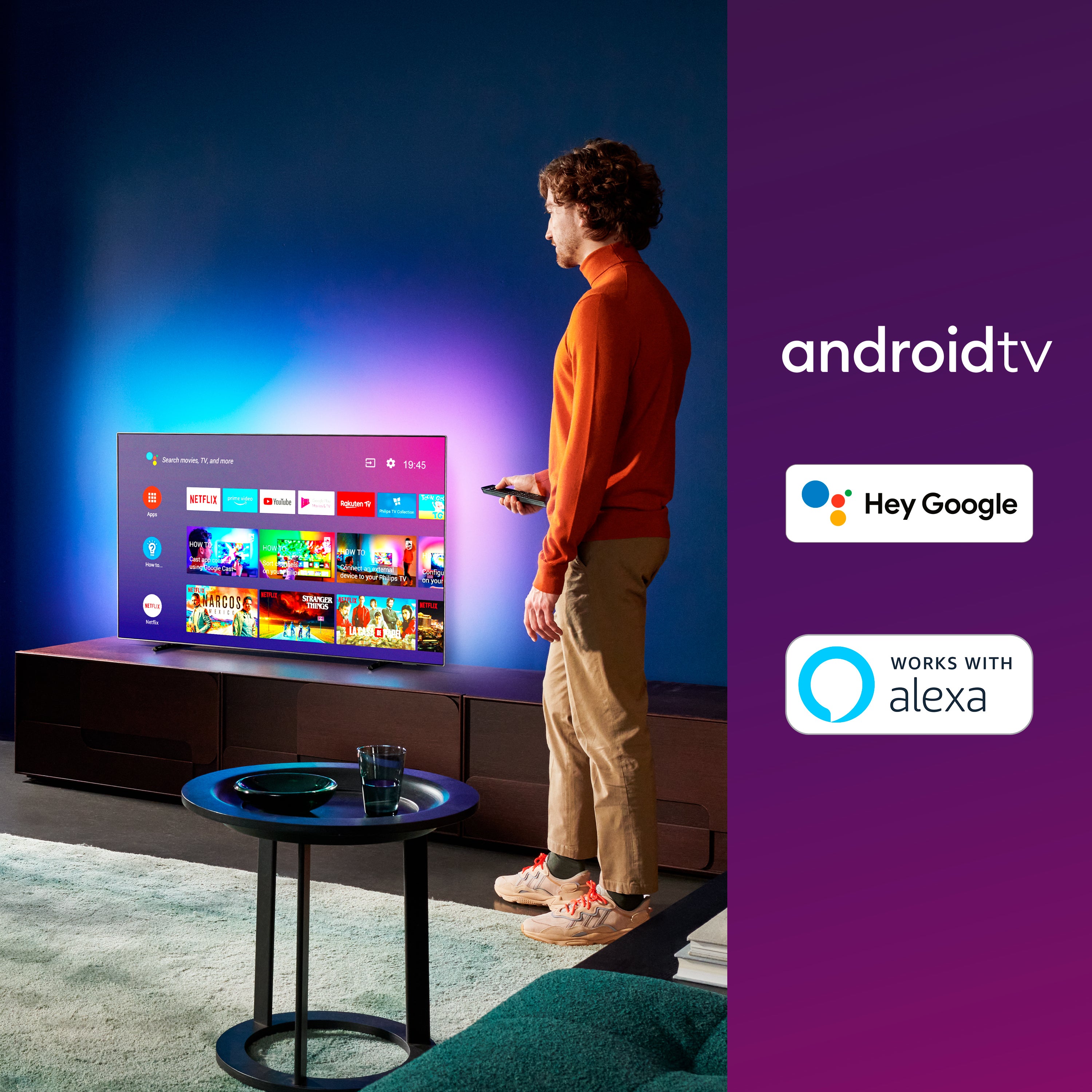 Philips 55OLED805/12 tv 139,7 cm (55") 4K Ultra HD Smart TV Wifi Grijs