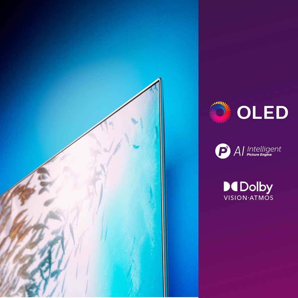 Philips 55OLED805/12 tv 139,7 cm (55") 4K Ultra HD Smart TV Wifi Grijs