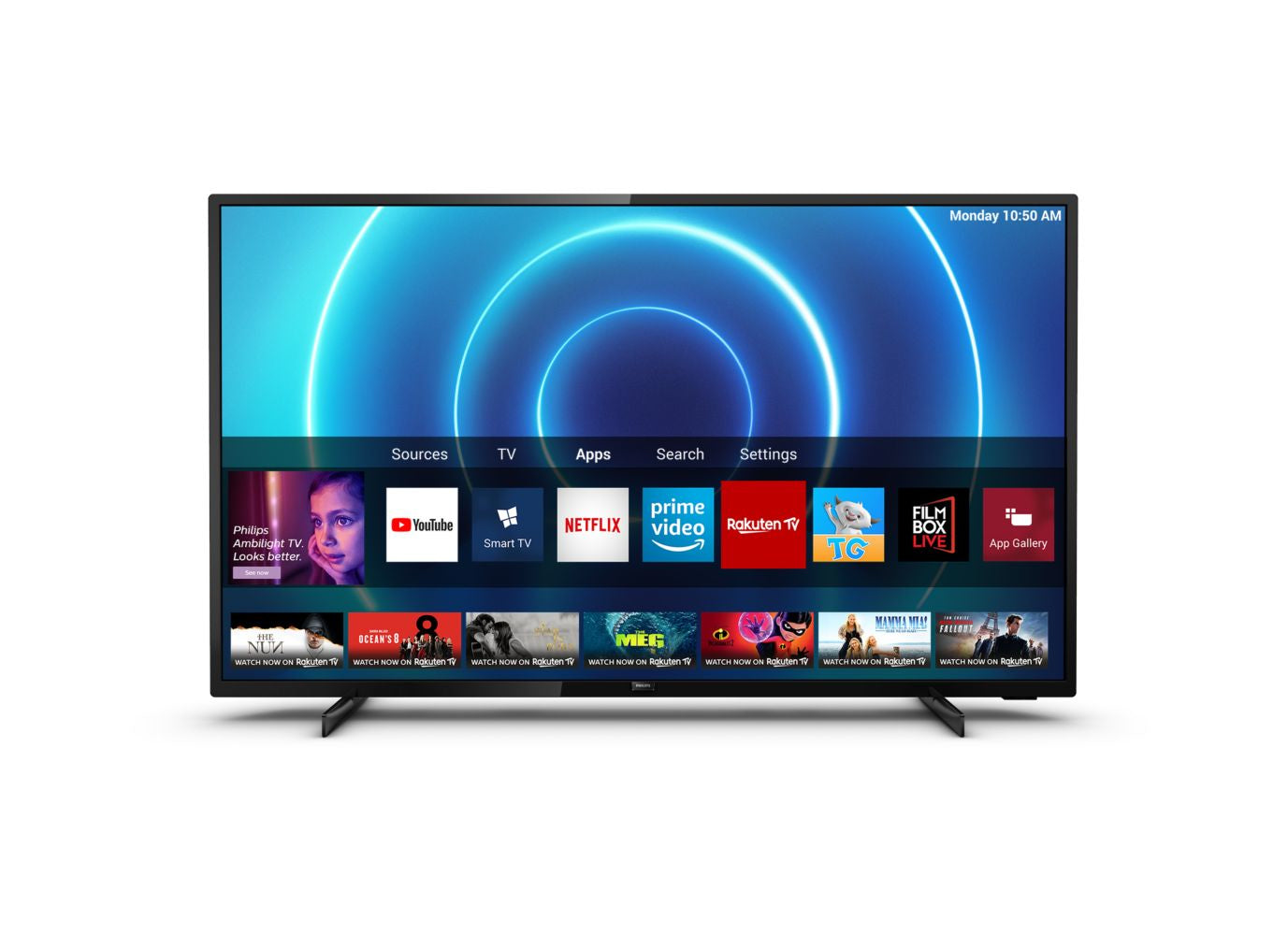 Philips 7500 series 50PUS7505/12 tv 127 cm (50") 4K Ultra HD Smart TV Wifi Zwart