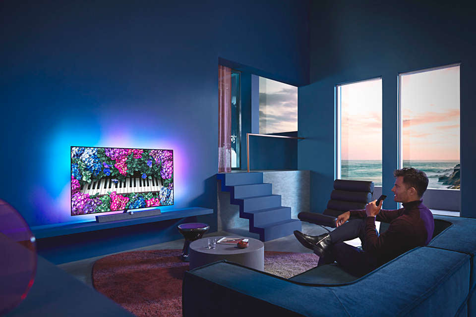 Philips 48OLED935/12 tv 121,9 cm (48") 4K Ultra HD Smart TV Wifi Brons, Grijs
