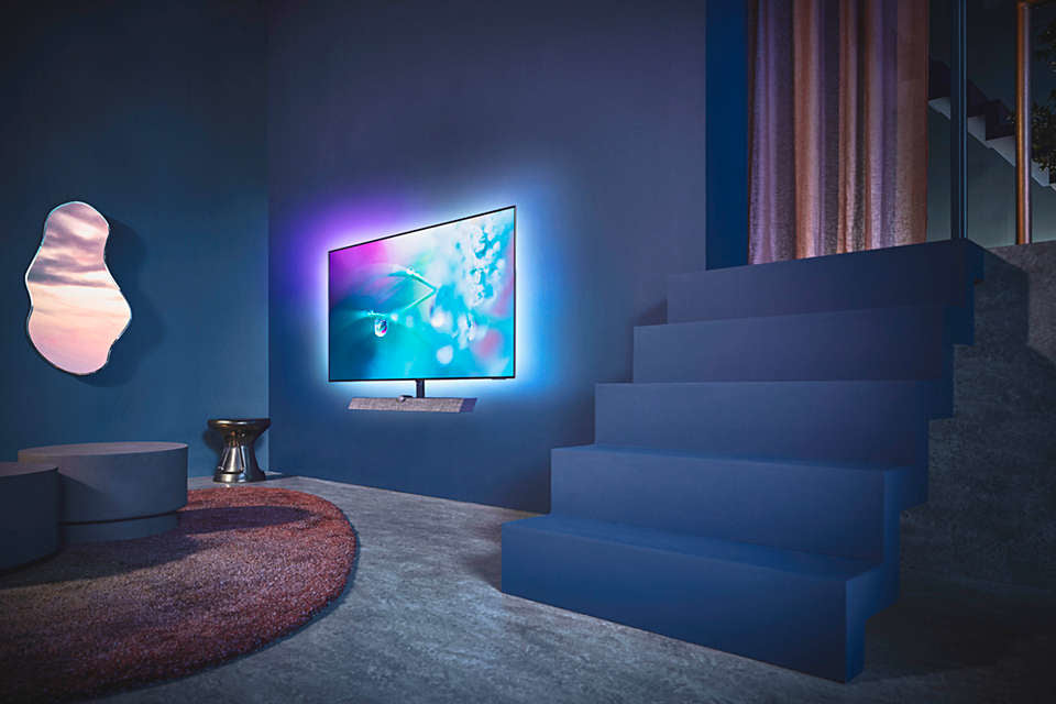 Philips 48OLED935/12 tv 121,9 cm (48") 4K Ultra HD Smart TV Wifi Brons, Grijs