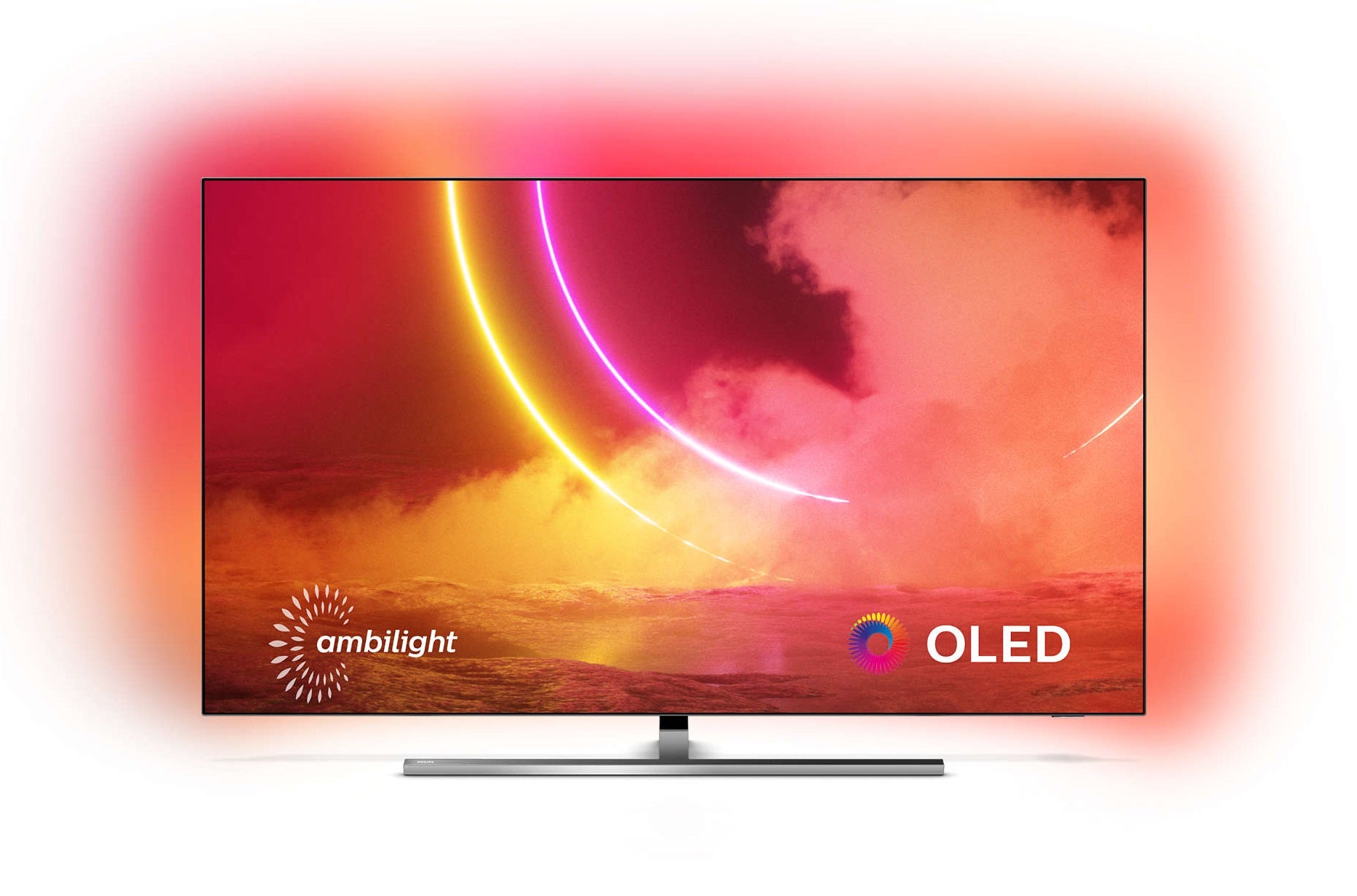 Philips 55OLED855/12 tv 139,7 cm (55") 4K Ultra HD Smart TV Wifi Zwart, Zilver