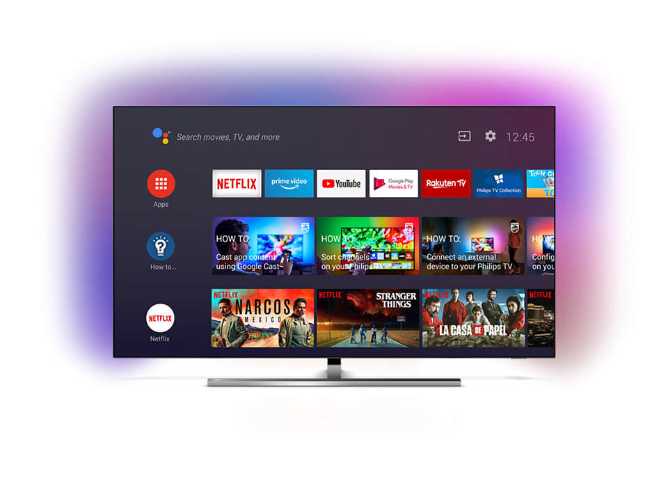 Philips 65OLED855/12 tv 165,1 cm (65") 4K Ultra HD Smart TV Wifi Zwart, Zilver