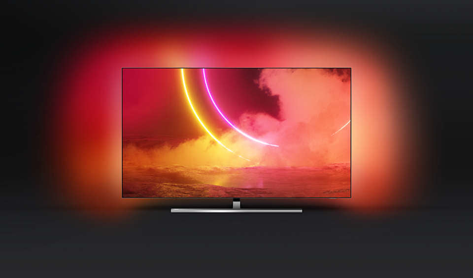 Philips 55OLED855/12 tv 139,7 cm (55") 4K Ultra HD Smart TV Wifi Zwart, Zilver