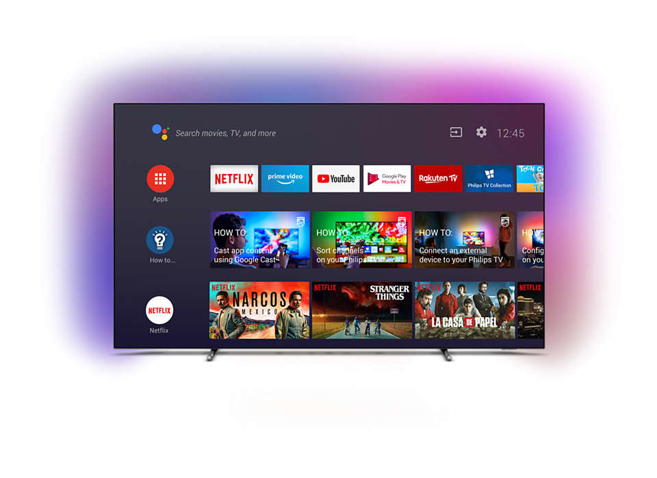 Philips 65OLED705 165,1 cm (65") 4K Ultra HD Smart TV Wifi Zwart