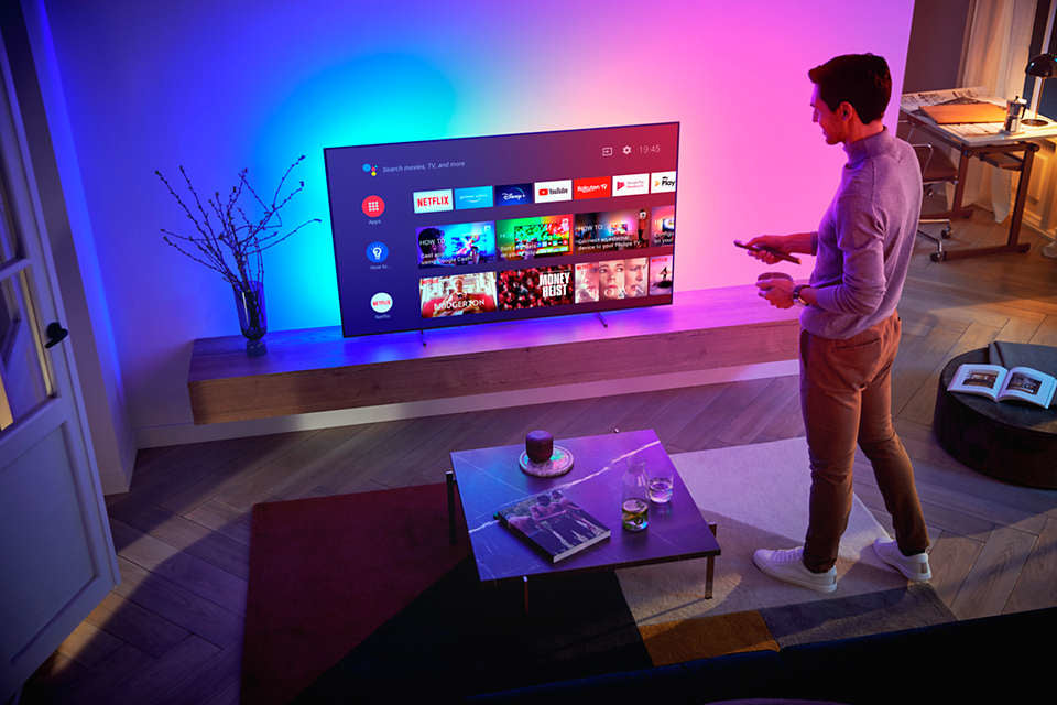 Philips 65OLED806/12 tv 165,1 cm (65") 4K Ultra HD Smart TV Wifi Grijs