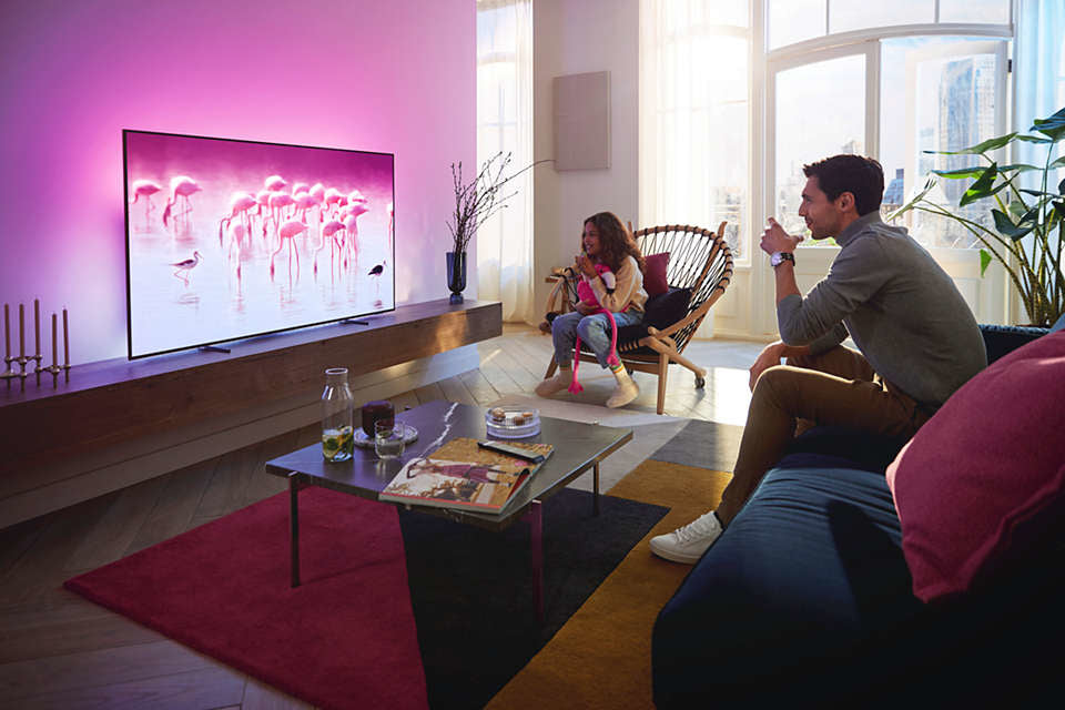 Philips 55OLED806/12 tv 139,7 cm (55") 4K Ultra HD Smart TV Wifi Grijs