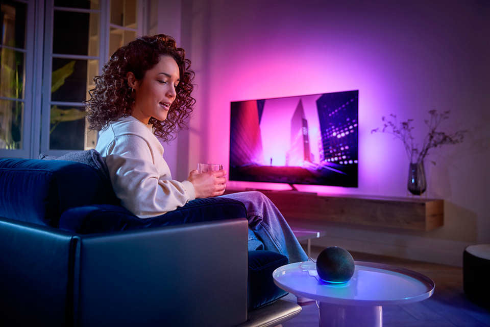 Philips 55OLED856/12 tv 139,7 cm (55") 4K Ultra HD Smart TV Wifi Grijs