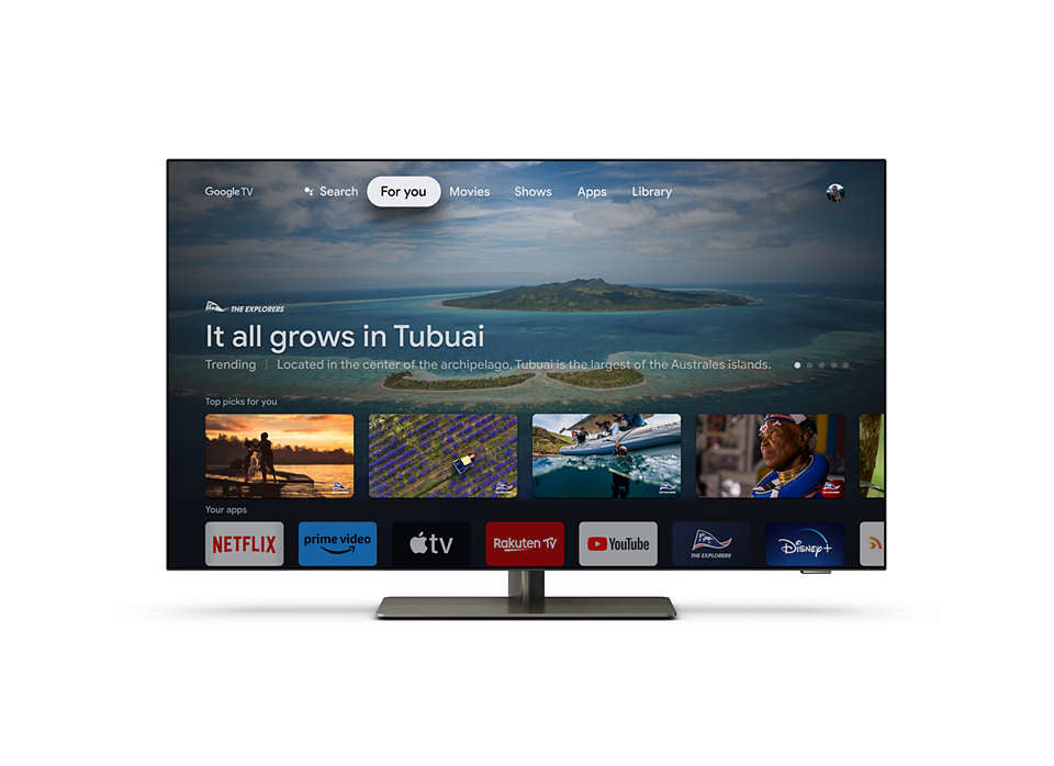 Philips 55OLED888/12 tv 139,7 cm (55") 4K Ultra HD Smart TV Wifi Zwart