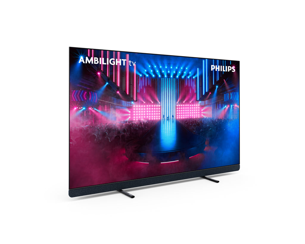 Philips 77OLED909/12 4K UHD TV, AL3, OLED, 120/100Hz, Google TV, P5 AI, HDR 10+ Adaptive, Dolby Vision + Dolby Atmos 195,6 cm (77") 4K Ultra HD Smart TV Wifi Zwart 3000 cd/m²
