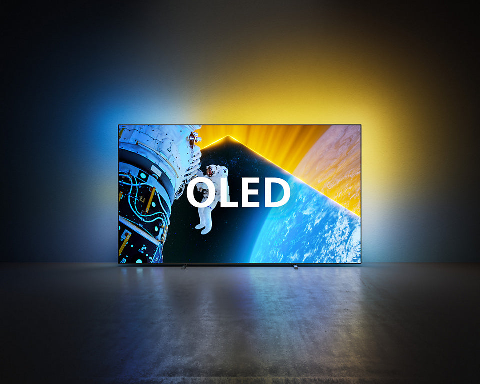 Philips 77OLED849/12 tv 195,6 cm (77") 4K Ultra HD Smart TV Wifi Zwart, Chroom